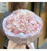 Букет из розовых гортензий 