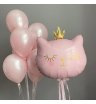 Воздушный сет с розовым котиком 